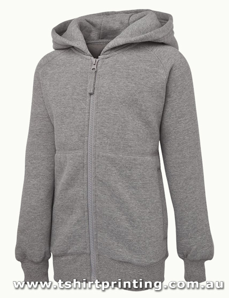 H42K Colours of Cotton Kids Full Zip Fleecy Hoodie